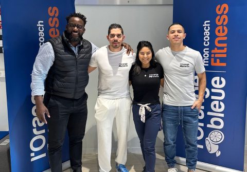 equipo lorange bleue gimnasio nou barris