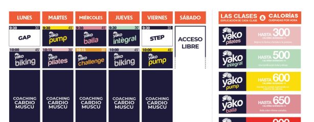 planning clases dirigidas gimnasio barcelona 202607