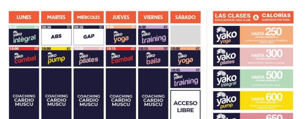 planning clases dirigidas gimnasio madrid cuatro caminos 202607